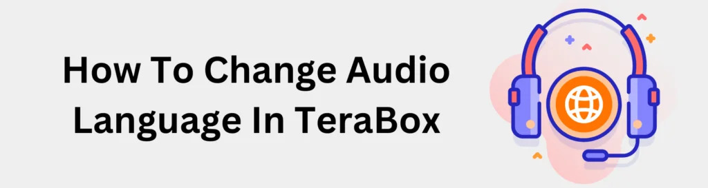 How To Change Audio Language In TeraBox
